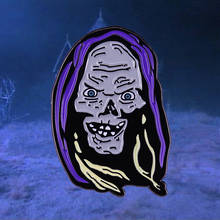 Tales From The Crypt Keeper Enamel Pin Horror 80s TV Series Ghoul Brooch Creepy Halloween Decor 2024 - buy cheap