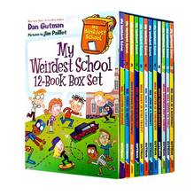 12 books My Weird School season 4 Box Set English Books Children Kids Story Comic Book Campus life theme Education Chapter Book 2024 - buy cheap