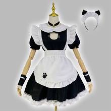 2021 New Women Maid Outfit NEKOPARA Cosplay Chocola Vanilla Cosplay Costumes Full Set Lolita Dress with Accessories Party Dress 2024 - buy cheap