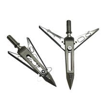 3pk стрельба из лука охота соединение лук стрела Broadheads 100 зерна 2 острые лезвия убийца зоны 2024 - купить недорого