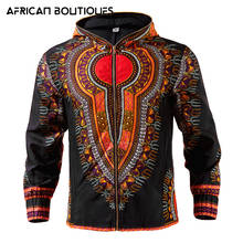 Chaqueta Africana dashiki para hombre, Sudadera con capucha, chaqueta de tela encerada, abrigo dashiki, chaqueta bomber africana, ropa tradicional 2024 - compra barato