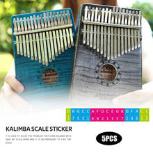 Musical Instrument Kalimba Scale Sticker Key Note Stickers Thumb Finger Piano for Music Lovers Playing Accessories 2024 - buy cheap