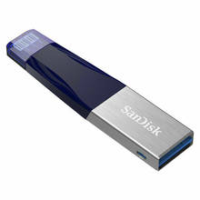 Sandisk iXPAND USB3.0 OTG Flash Drive 32GB 64GB 128G Lightning to Metal Pen Drive 128GB U Disk For iPhone iPad iPod Memory Stick 2024 - buy cheap