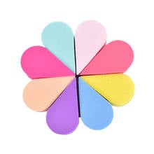 8pcs Triangle Shaped Candy Color Soft Magic Face Cleaning Cosmetic Puff Makeup Sponge Cleansing Wash Face Makeup 2 Styles 2024 - buy cheap