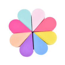 8pcs Triangle Shaped Candy Color Soft Magic Face Cleaning Cosmetic Puff Makeup Sponge Cleansing Wash Face Makeup 2 Styles 2024 - buy cheap