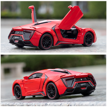 1:24 LYKAN Hypersport Diecasts & Toy Vehicles Toy Metal Toy Car Model Wheels High Simulation Pull Back Collection Kids Toys 2024 - buy cheap