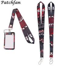 AD283 Patchfan Cartoon Lanyard Keychain keys Badge Mobile Phone Rope Kids Gifts Card Holder Cover With Lanyard 2024 - buy cheap