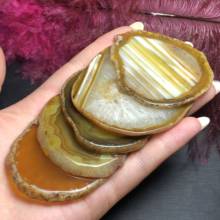 5PCS Natural Agate Slice Geode Polished Irregular DIY Pendant Mineral Decoration Grade Mini DIY Unique Pract 2024 - buy cheap