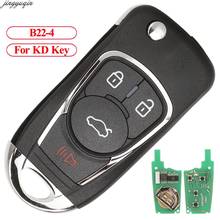 Jingyuqin controle remoto chave do carro inteligente B22-4 keydiy série b para kd900/urg200/kd mini/KD-X2 mestre universal 4 botões 2024 - compre barato