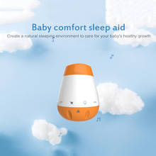 Instrumento inteligente de sono infantil, 2021, branco, ruído, segurança, sono, instrumento auxiliar, monitoramento do sono, eficaz 2024 - compre barato