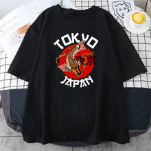 Camisetas con estampado de peces Tokyo Koi para mujer, ropa holgada Vintage de verano, sudaderas de marca de Anime, jerséis Vintage 2024 - compra barato