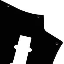 Black ABS Pickguard 1 Ply 10 Hole For Jazz J Bass Guitar Accessories Parts NEW 2024 - buy cheap