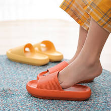 Thick Platform Horsehold Slippers Women Indoor Bathroom Slides Soft EVA Anti-Slip Home Floor Slides Ladies Summer Shoes 2024 - buy cheap