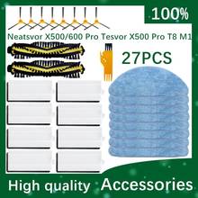 For Neatsvor X500/600 Pro Tesvor X500 Pro T8 M1 Hepa Filter Mop Cloth Main Brush Robotic Vacuum Cleaner Accessories Replacement 2024 - buy cheap