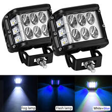 1PcsFor Jeep Car Led Bar 4Inch 60W Led Pods Driving Fog OffRoad LED Work Light Styling Side Shooter Offroad Truck SUV 2024 - buy cheap