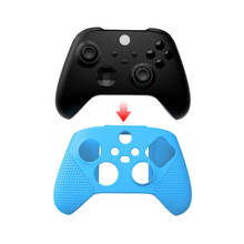 Funda de silicona para mando de Gamepad, protector de goma para Xbox Series S/X, Joystick Delgado, antideslizante 2024 - compra barato