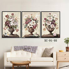 Rosas brancas pretas, mais clássicas, fotos de parede para sala de estar, poster de impressões, imagens, decoração de casa, pintura de tela 2024 - compre barato