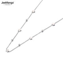 JeeMango Fashion Bohemia Titanium Steel Star CZ Crystal Choker Necklace Beach Jewelry Pendant Chain Necklace For Women JN19124 2024 - buy cheap