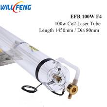 Will Feng 100W EFR F4 Co2 Laser Tube Length 1450mm Diameter 80mm For Laser Cutter Engraving Machine 6000 Hours Glass Pipe 2024 - buy cheap