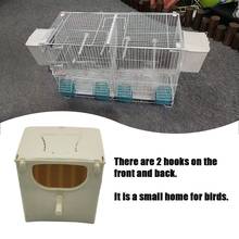 2020 Bird Nest Box Bird Cage Mount Nesting Box Plastic Parakeet House Breeding Mating Box for Budgie Lovebirds Cockatiel Parrot 2024 - buy cheap