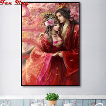 DIY Diamond Painting 100% full square drill Cross Stitch diamond rhinestones Classical couple pictures diamond embroidery decor 2024 - buy cheap