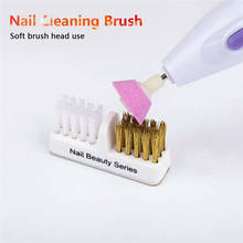 1pc Nail Drill Bit Brush Cleaning Portable Tools For Manicure Burr Bits Copper Wire Drill Bit Cleaner 2024 - buy cheap