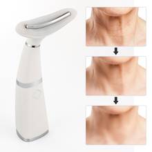 Remove Double Chin Neck Device LED Photon Therapy Neck and Face Lifting Tool Vibration Skin Lifting Tightening Massager 2024 - buy cheap