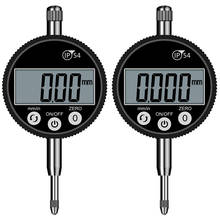 IP54 Waterproof Digital indicator 0-12.7mm 0.001mm 0.00005 "Electronic Micrometer Metric Inch Dial Indicator Gauge Meter Box 2024 - buy cheap