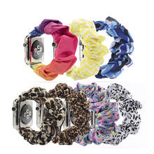 Женский эластичный ремешок для часов Apple Watch 5, 4, 3, 38 мм/40 мм, 42 мм/44 мм, повседневный женский браслет на ремешке для iwatch series 5 2024 - купить недорого