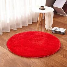 Fluffy Round Alfombra for Living Room Faux Fur Carpet Kids Bedroom Plush Shaggy Computer Chair Upholstery Area Rug mats 2024 - buy cheap