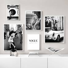 Carteles e impresiones de Perfume para decoración del hogar, póster de Arte de pared, Estilo Vintage nórdico, en blanco y negro 2024 - compra barato