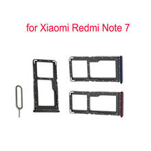Адаптер для телефона XIAOMI Redmi Note 7, лоток для sim-карт, оригинальный корпус, замена держателя для карт Micro SD 2024 - купить недорого