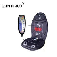 Body massage instrument thermal vibration massager physiotherapy massage chair seat cushion neck massager chair car pain 2024 - buy cheap