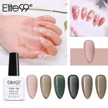 Elite99-esmalte en Gel para uñas, barniz para uñas en Gel UV, efecto translúcido, base semipermanente, 10ml 2024 - compra barato