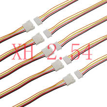 Jst xh2.54 cabo de conector, conector de fio 5 pinos 2.54mm, plug fêmea macho com cabos 26awg comprimento 200mm, com 10 peças 2024 - compre barato