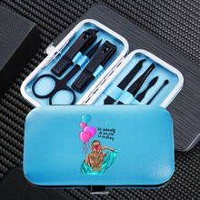 Personality Girl 7pcs Portable Travel Manicure Nail Clipper Sets Stainless Steel Trimmer Clippers Cutter Scissors Accessories 2024 - buy cheap