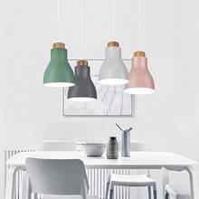Nordic Pendant Lighting Fixture Wood Kitchen Dining Room Hanging Lamp Luminaire Bedside Modern Suspension Lights Wooden Decor 2024 - buy cheap