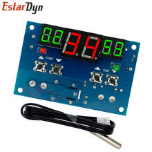5pcs/lot  DC12V thermostat Intelligent digital thermostat temperature controller With NTC sensor W1401 led display 2024 - buy cheap