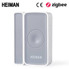 HEIMAN Zigbee magnetic switch Door window Detector sensor alarm for smart house Security alarm home 2024 - buy cheap