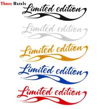 Three Ratels FTZ-162# 30x8.1cm Styling Limited Edition Sticker Auto Car Badge Decal Decoration 2024 - buy cheap