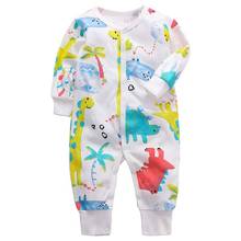 New Newborn Baby Boys Girls Romper Animal Printed Long Sleeve Winter Cotton Romper Kid Jumpsuit Playsuit Outfits Clothing 2024 - buy cheap