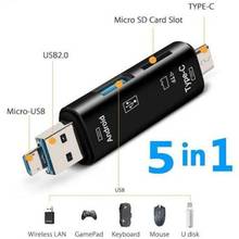 Lector de tarjetas todo en 1 SDHC SD tarjeta Micro SD TF para Xiaomi para Macbook USB Micro Android C para Huawei OTG PC adaptador 2024 - compra barato