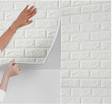 3d adesivos de parede auto adesivo espuma tijolo decoração do quarto diy 3d papel de parede decoração da sala estar adesivo para quarto das crianças 2024 - compre barato