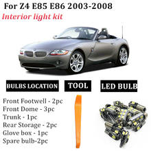 Kit de bombillas LED para Interior de coche, luz de techo, lámparas LED de reemplazo directo, para BMW Z4, E85, E86, 2003-2008, 10 Uds. 2024 - compra barato