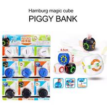 Money Maze Coin Box Piggy Bank Children Funny Toy Plastic 3D Hamburger Jigsaw Brainteaser Lock Toy 2024 - buy cheap