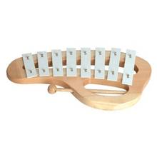 Mão knock xilofone glockenspiel com marretas 8 tons folha de alumínio instrumento musical de madeira pré-escolar brinquedo educacional para ki 2024 - compre barato