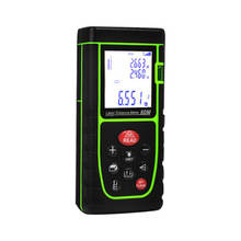 Telémetro Digital portátil de 40M, medidor de distancia de volumen de área con herramienta de medición de nivel de burbuja 2024 - compra barato
