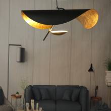 Postmodern Flying Saucer LED Pendant Lights Curved Hat Kitchen Hanging lamp Living Room Restaurant  Home Decor Lighting fixtures 2024 - buy cheap