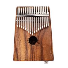 Musen-Piano de pulgar con 17 teclas, instrumento Musical Kalimba, Sanza Mbira, Kalimba 2024 - compra barato