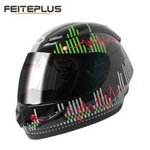 Universal Motorcycle Full Face Helmet Unisex Adult Helmet Four Seasons Motorcross Electric Cars Bike DOTECE 2024 - buy cheap